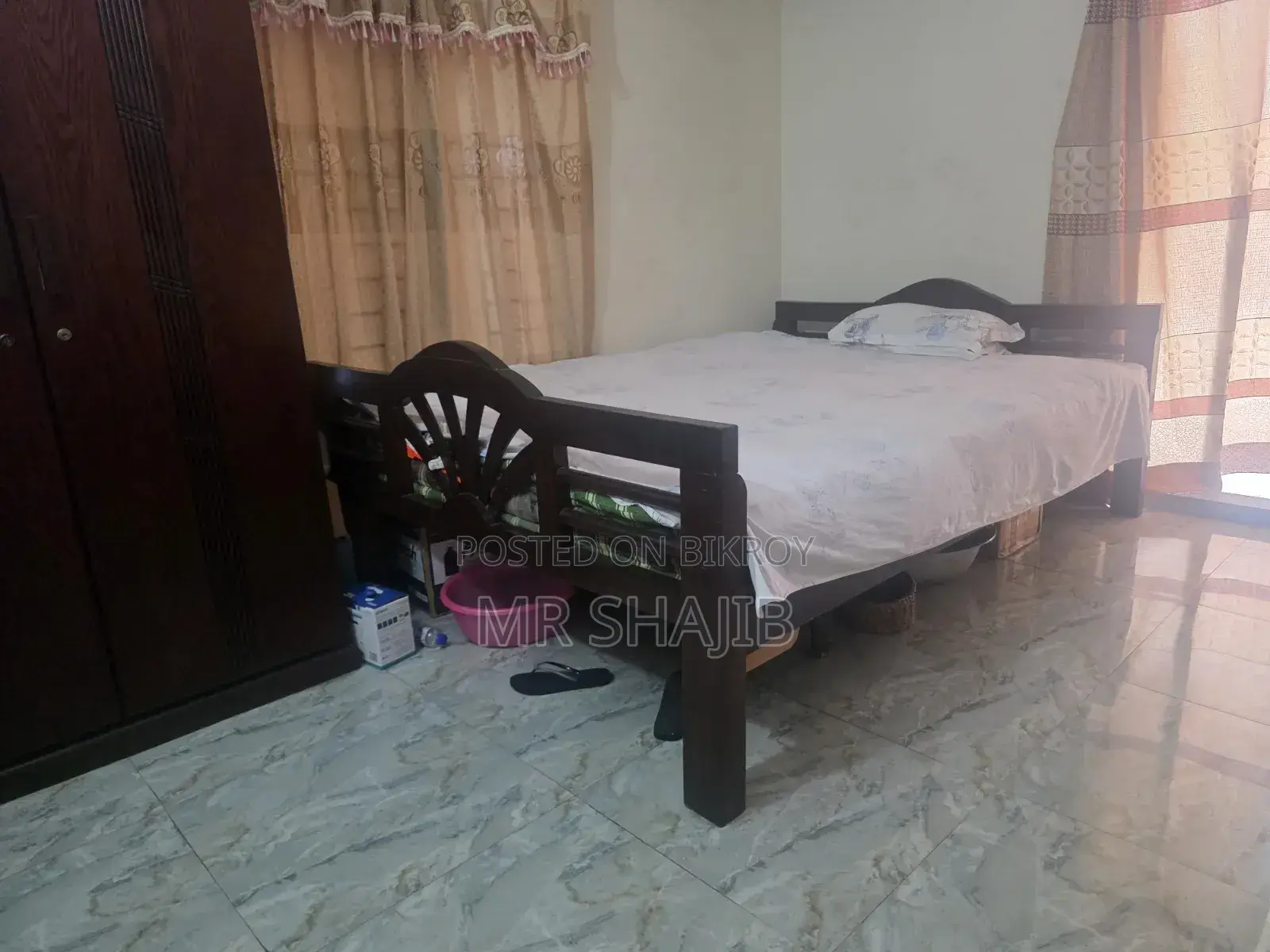 শিল কড়ই কাঠের খাট