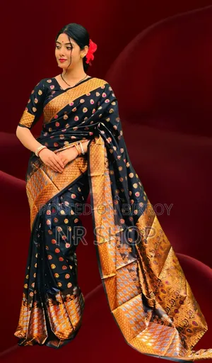 Trendy Indian Soft Silk Katan Saree