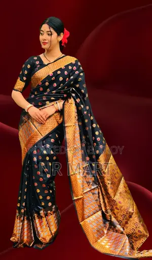 Trendy Indian Soft Silk Katan Saree