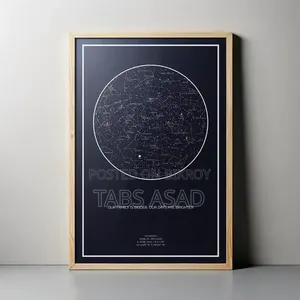 Customize Birthday Star Map Frame