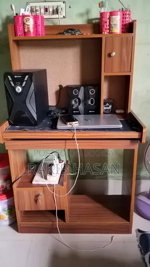 Dressing table, semi-box bed, computer table, for sale like new