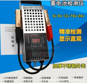 Electric Car Battery Tester Capacity Detector 6v12v 24v