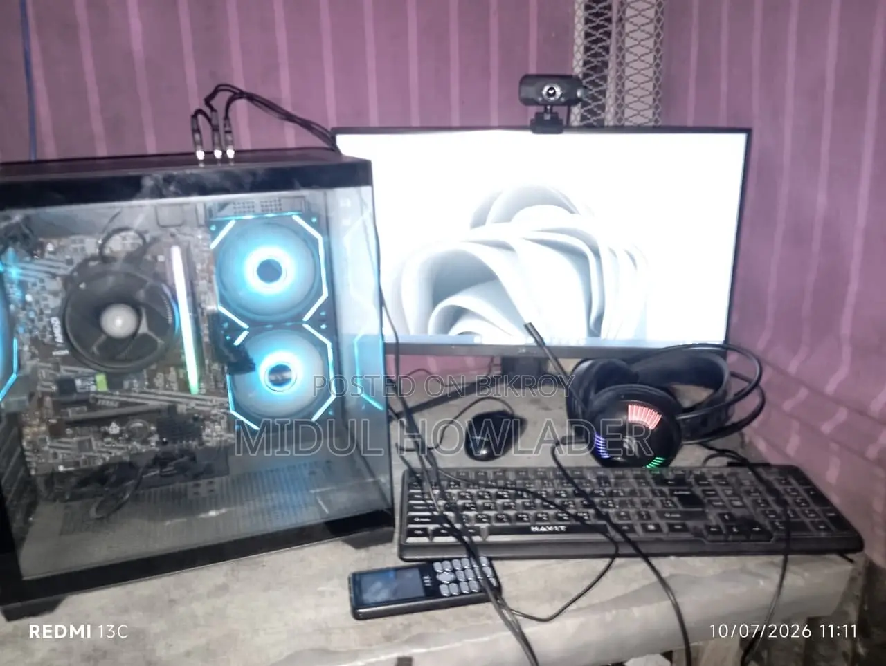 New Desktop Computer MSI Model 8GB AMD Ryzen 5 SSD 500GB