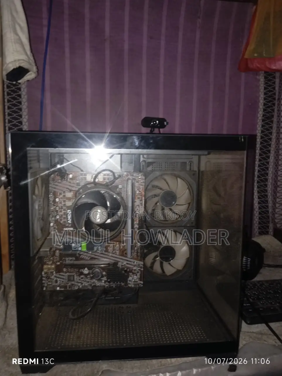 New Desktop Computer MSI Model 8GB AMD Ryzen 5 SSD 500GB