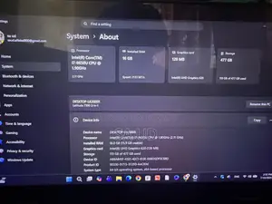 Laptop Dell Latitude 7390 2-in-1 16GB Intel Core I7 HDD 500GB