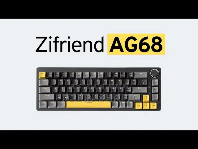 Zifriend Ag68 Hot-swappable Mechanical Keyboard (Brand New)