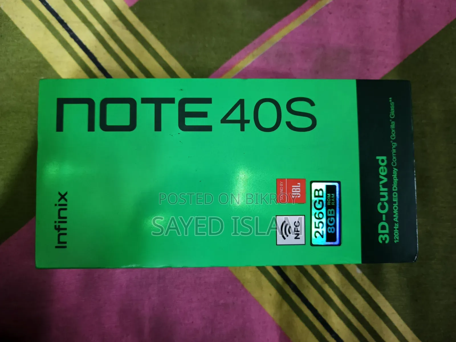 Infinix Note 40S 256 GB Black