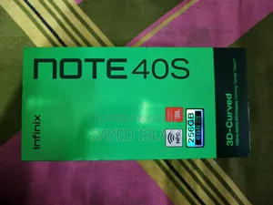 Infinix Note 40S 256 GB Black