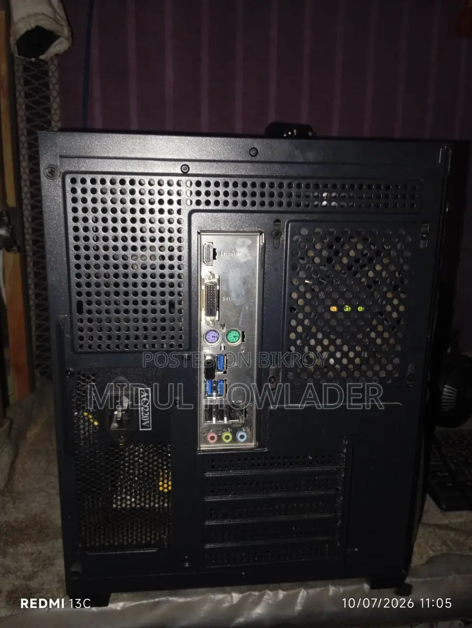 New Desktop Computer MSI Model 8GB AMD Ryzen 5 SSD 500GB