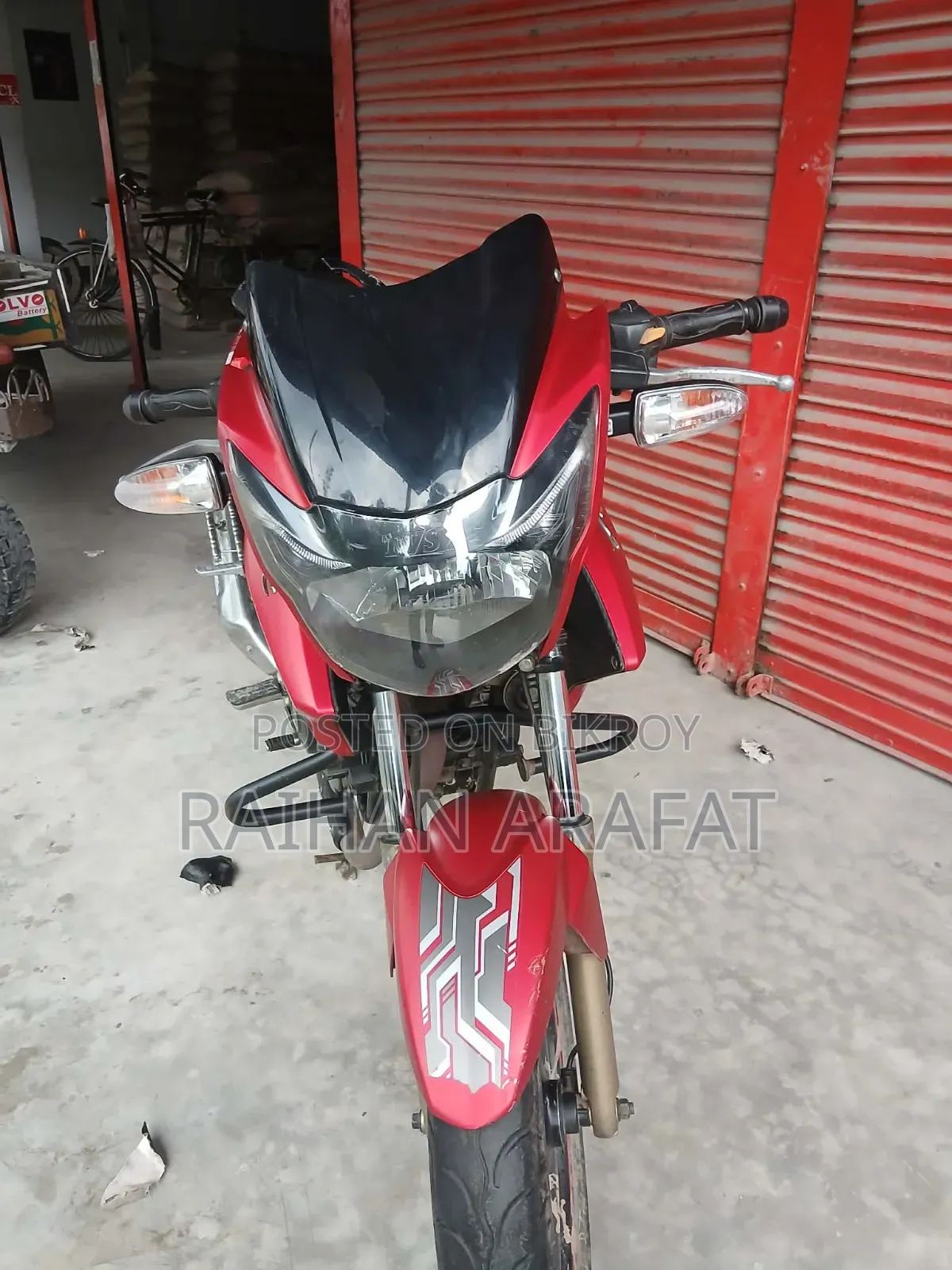 TVS Apache RTR 160 2V 2018 Red