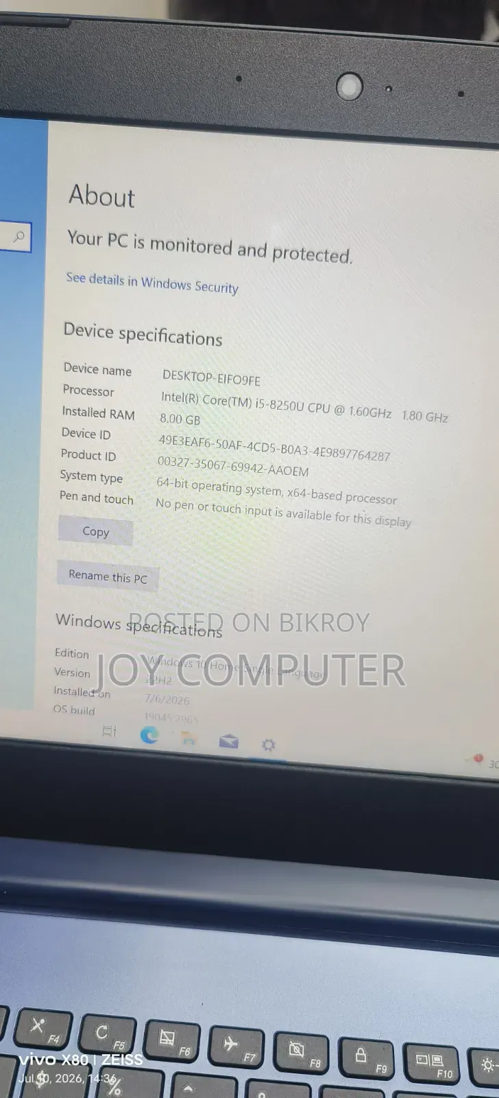Laptop Lenovo IdeaPad 330 8GB Intel Core I5 HDD 1T