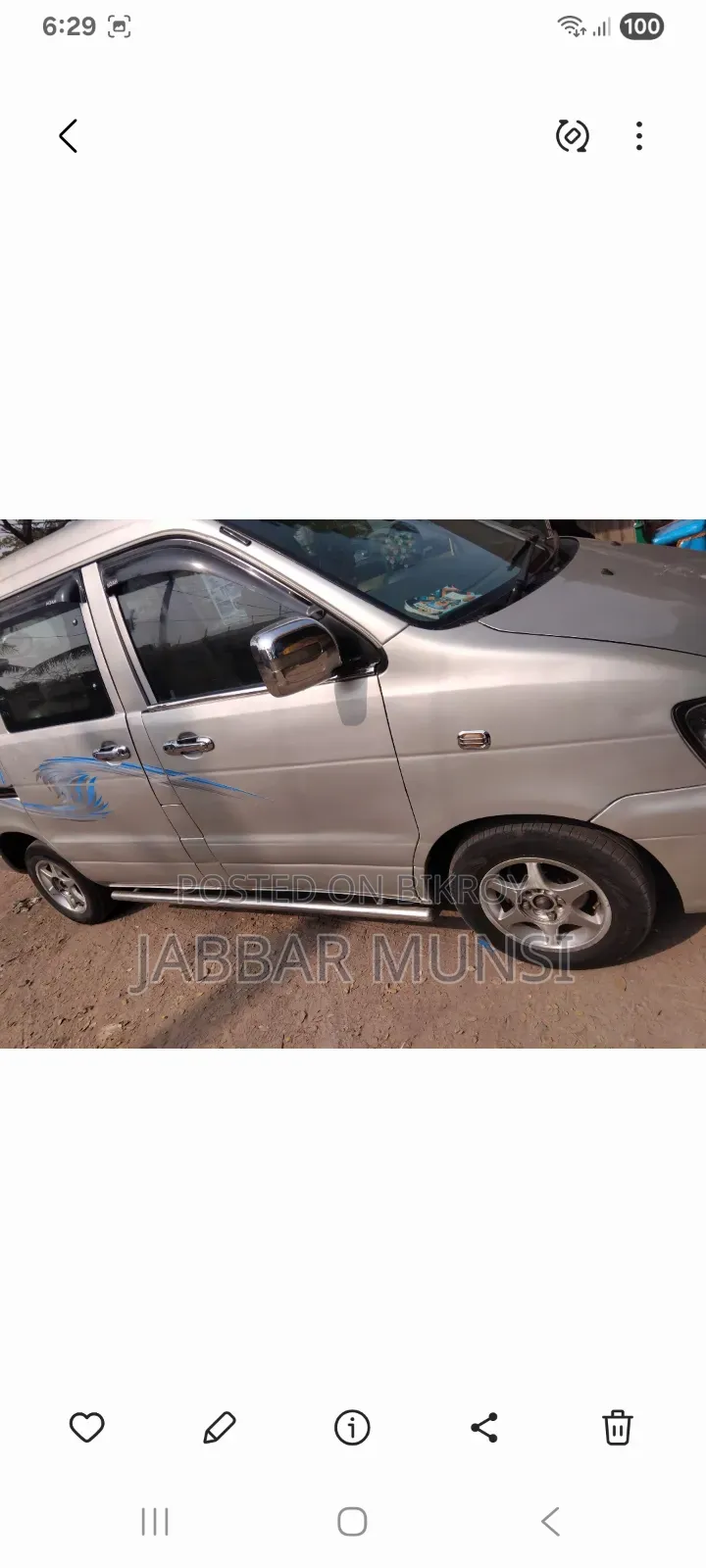 Toyota Noah 2004 Silver
