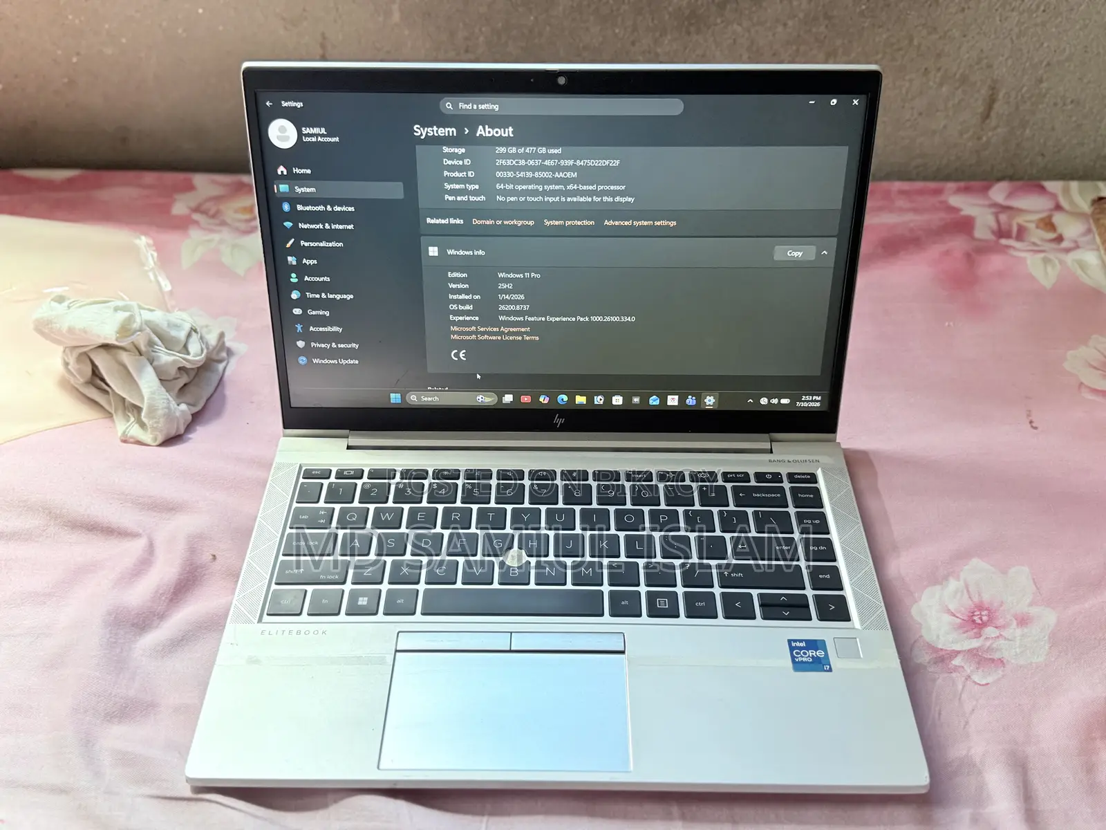 New Laptop HP EliteBook 840 G8 16GB Intel Core I7 eMMC 512GB