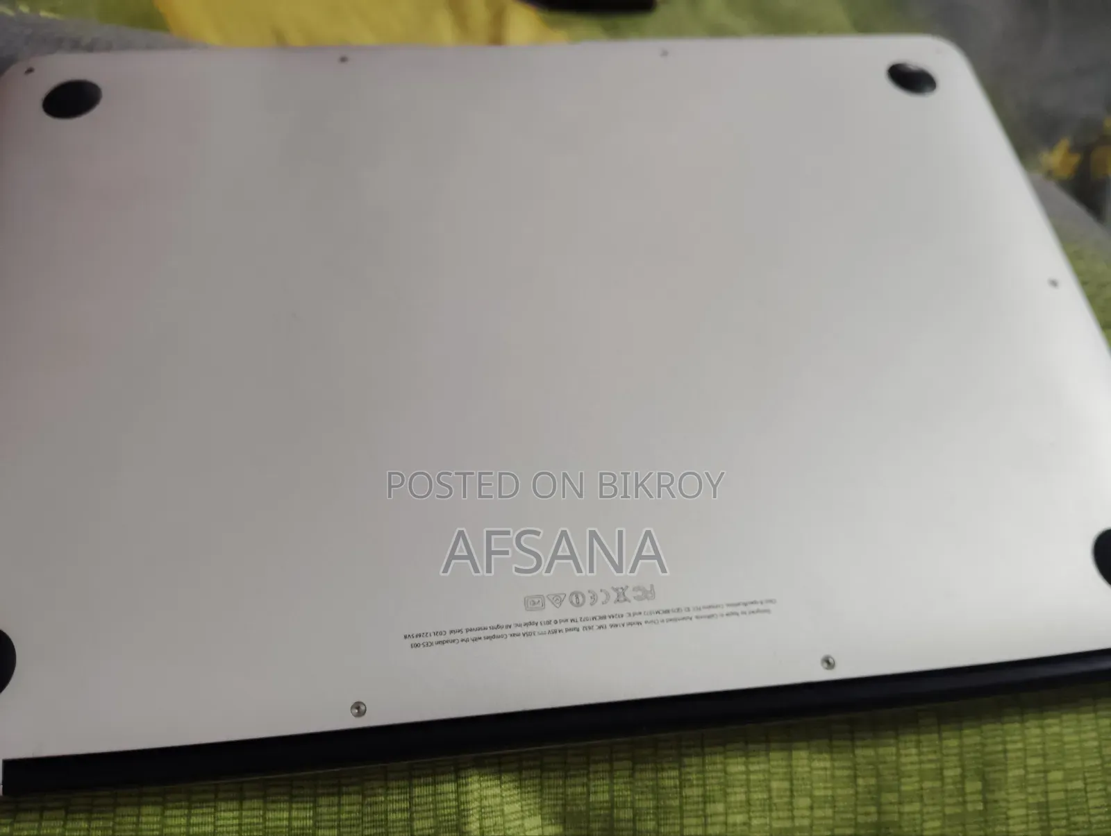 Laptop Apple MacBook Air 8GB Intel Core I5 SSD 128GB
