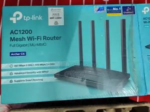 Tp-Link Archer C6 (Us) V4 Ac1200 Gigabit Router [Almost New Condition]