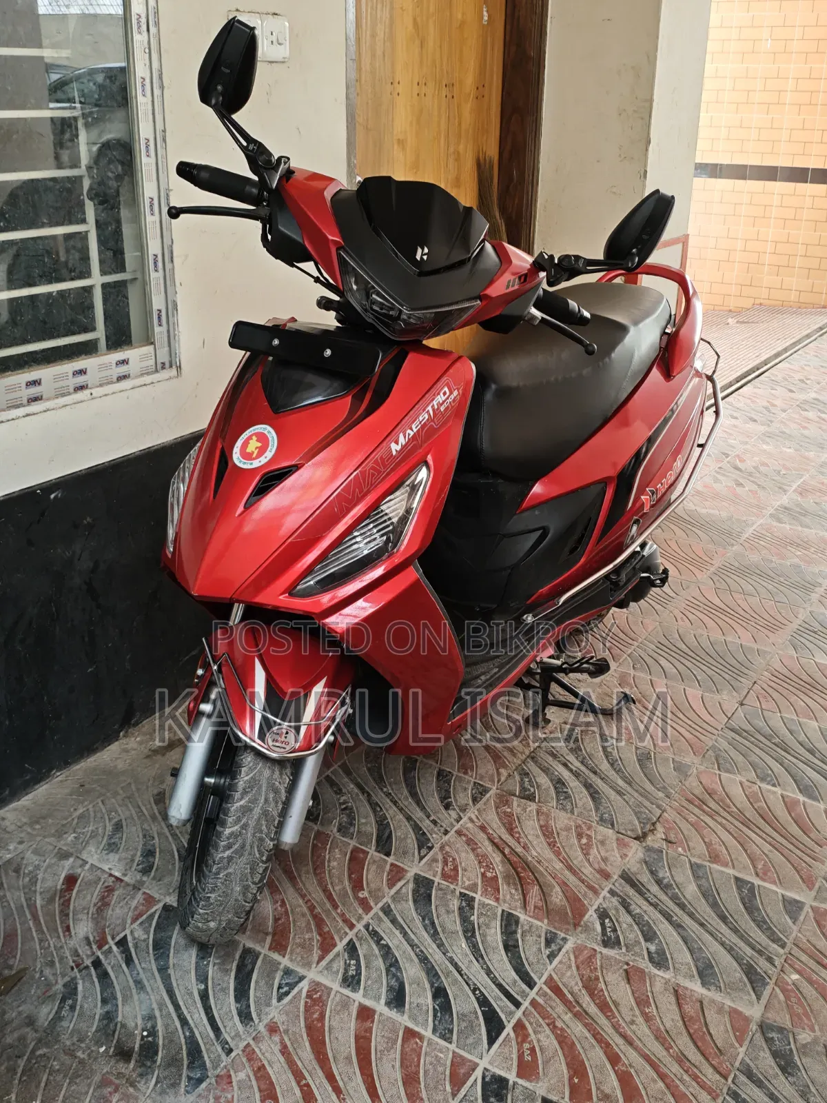 হিরো মায়েস্ট্রো এজ ১১০ এক্সটেক ২০২৩ রেড