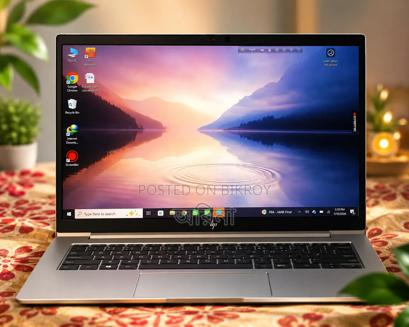 Laptop HP EliteBook 840 G8 16GB Intel Core I5 HDD+SSD 256GB