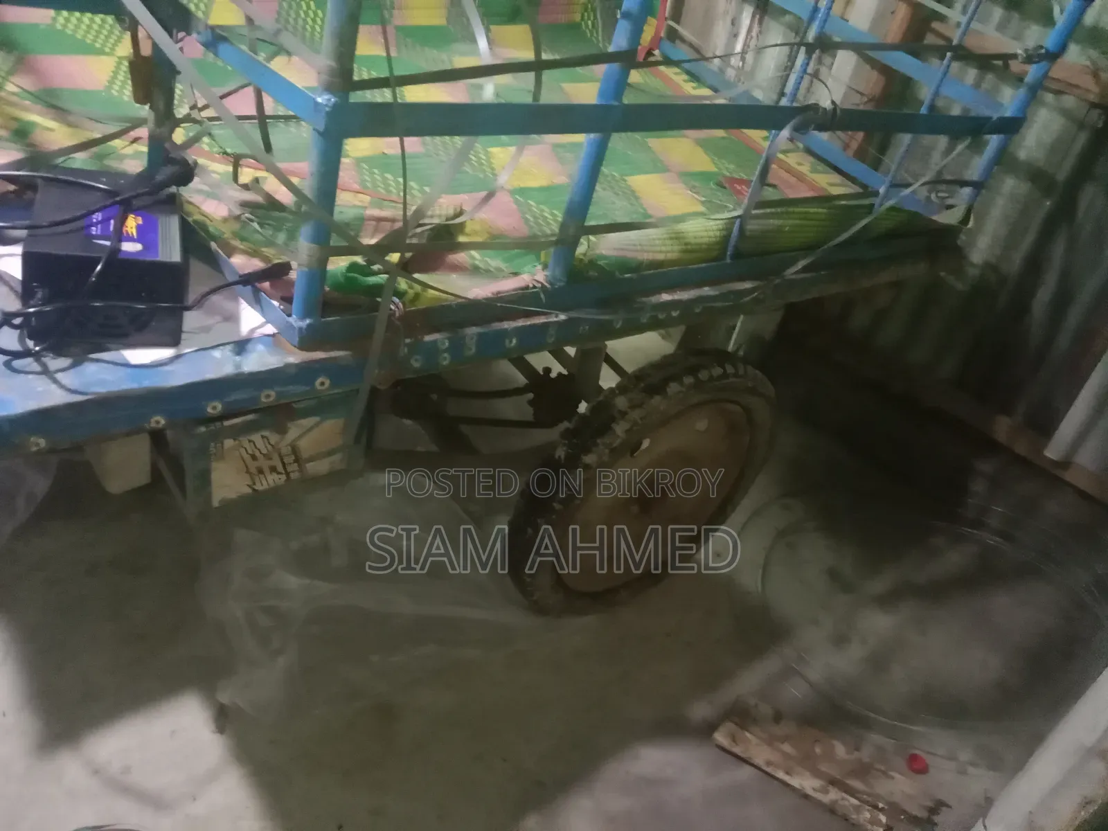 A delivery auto van is for sale.