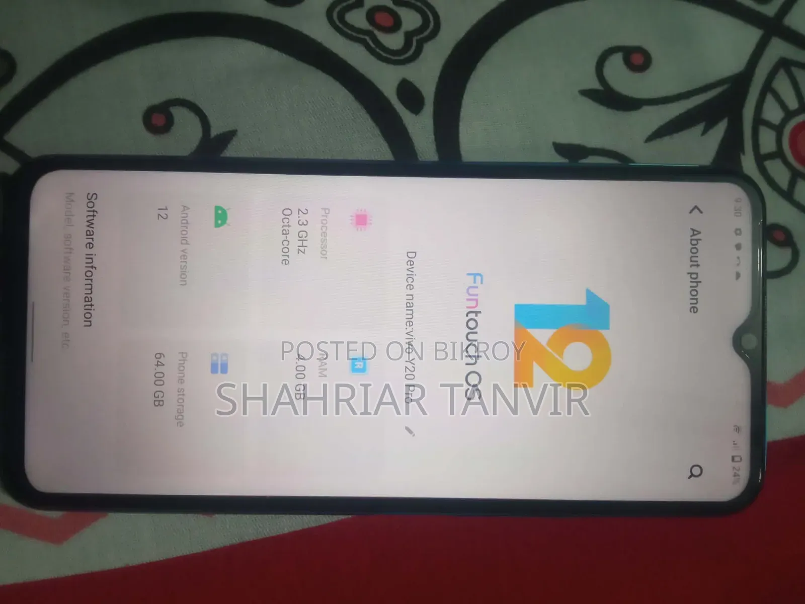 Vivo Y20 64 GB Blue
