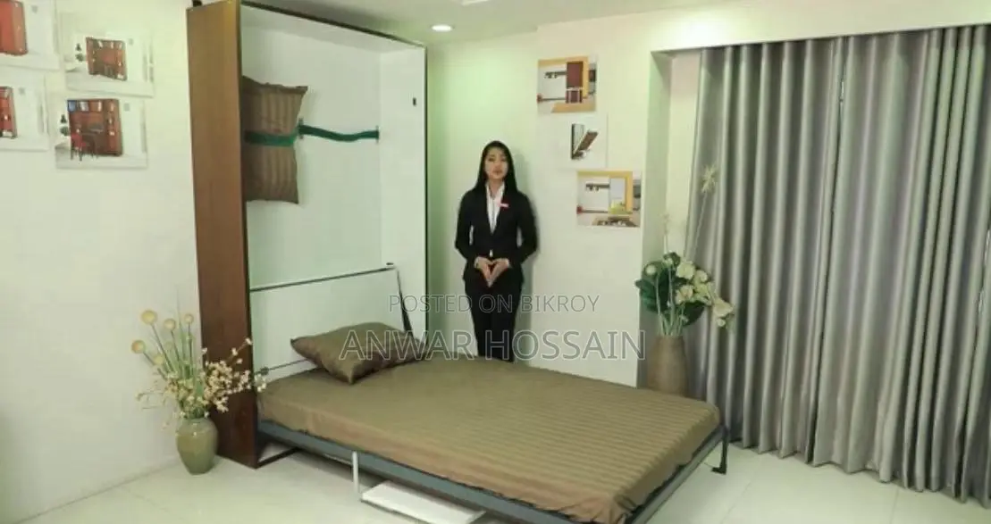 Bed (খাট) + পড়ার টেবিল