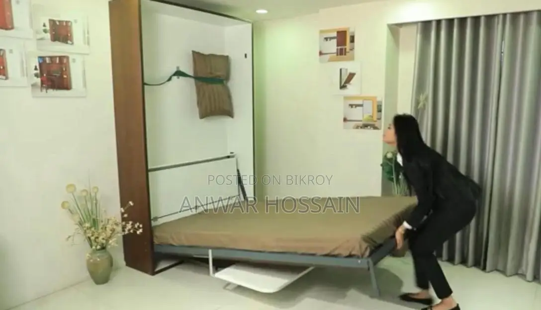 Bed (খাট) + পড়ার টেবিল