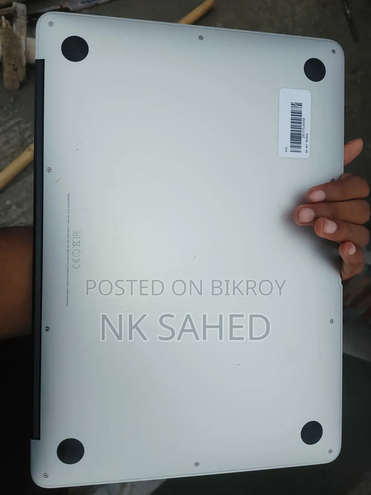Laptop Apple MacBook Air 8GB Intel Core I7 SSD 256GB