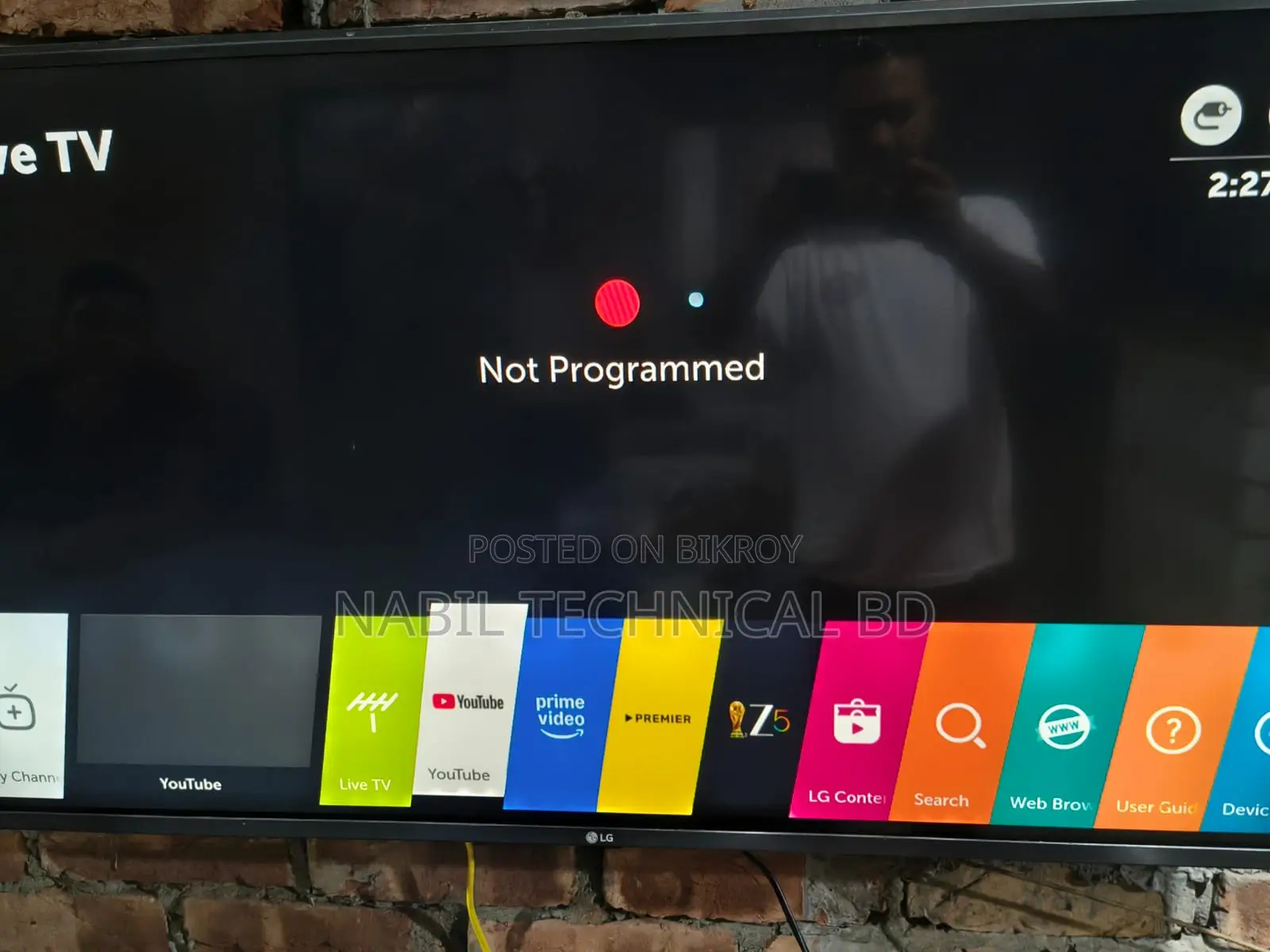 LG 43" LED TV