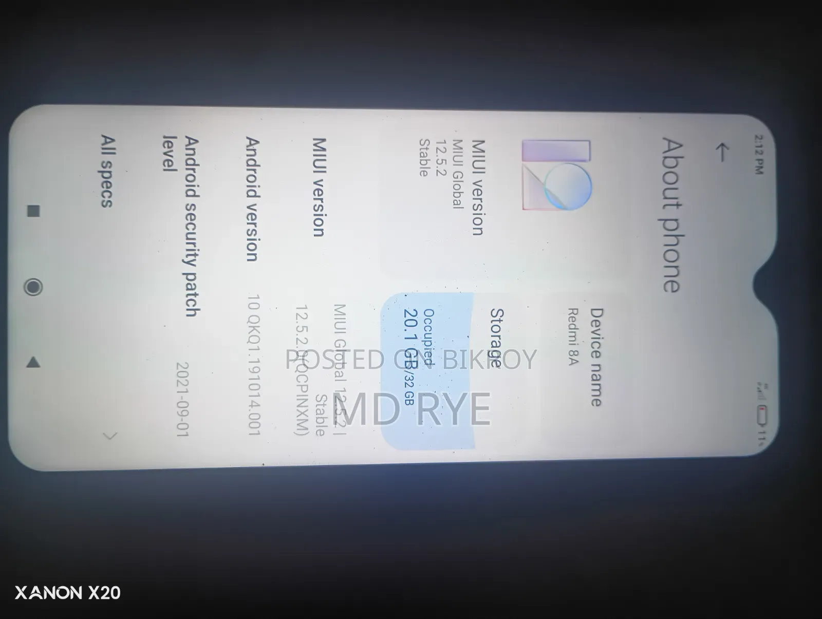 Xiaomi Redmi 8A 32 GB Blue