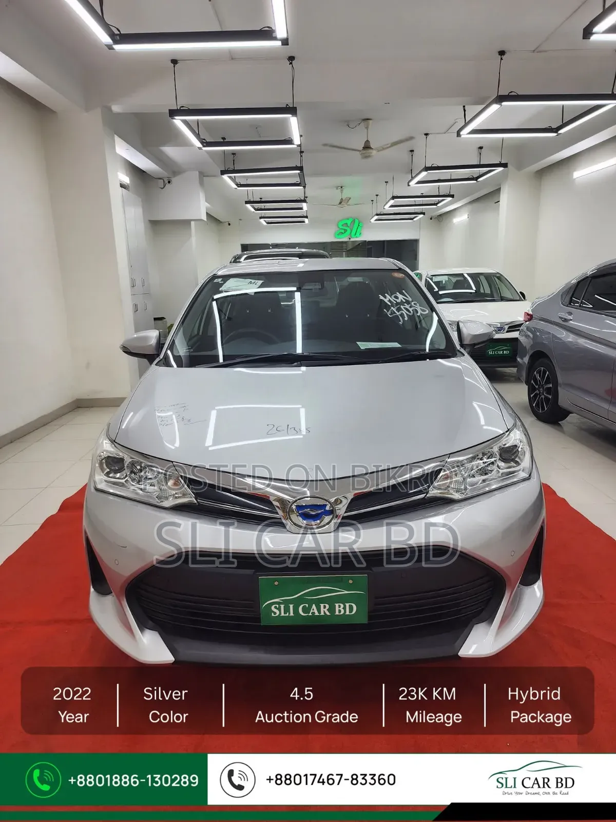 Toyota Axio 2022 Silver