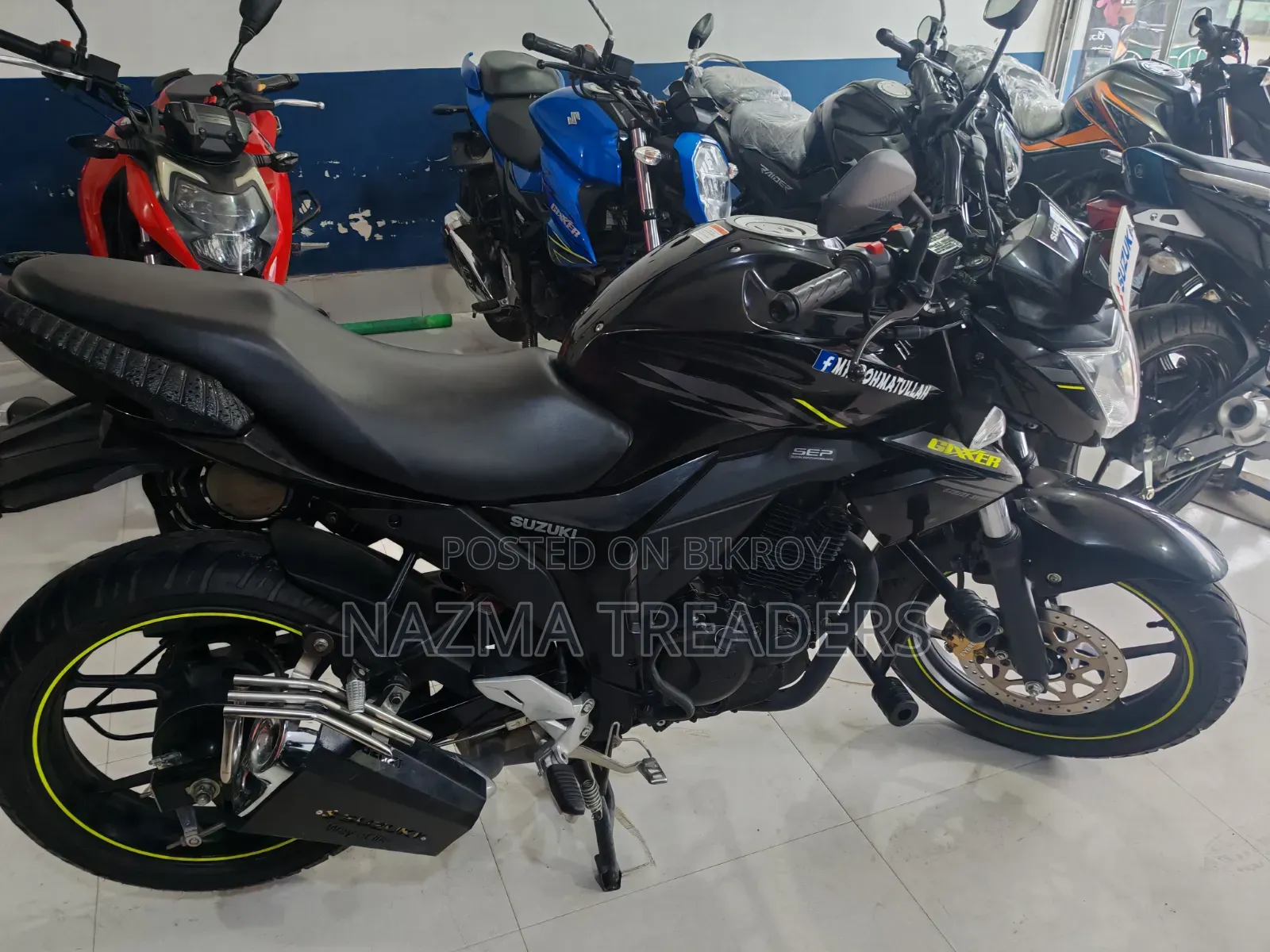 Suzuki Gixxer Monotone 2026 Black