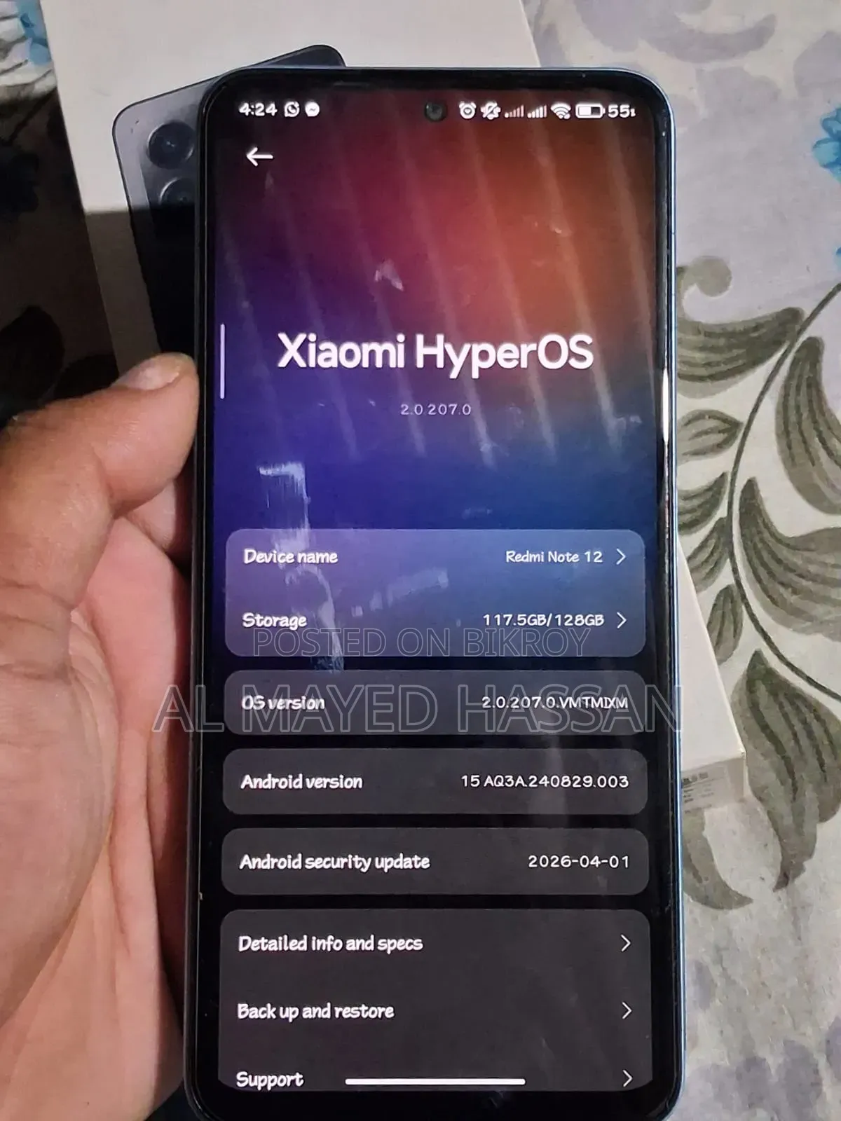 Xiaomi Redmi Note 12 128 GB Blue