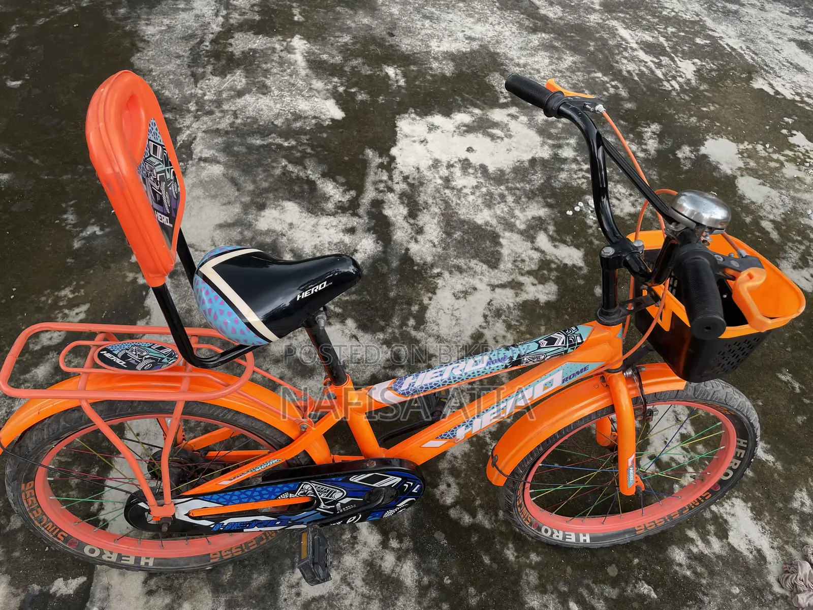 Hero Rome Bicycle (Kids Cycle With Support Seat Basket)