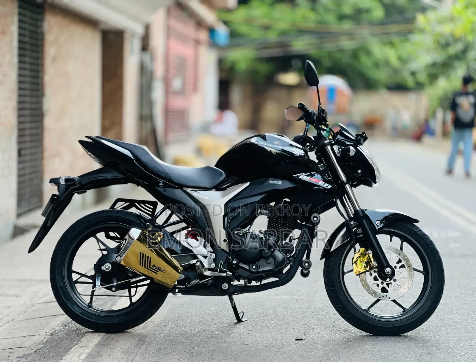Suzuki Gixxer Monotone 2023 Black