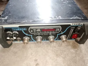 10-inch speaker will sound good. Two-transistor amplifier machine.