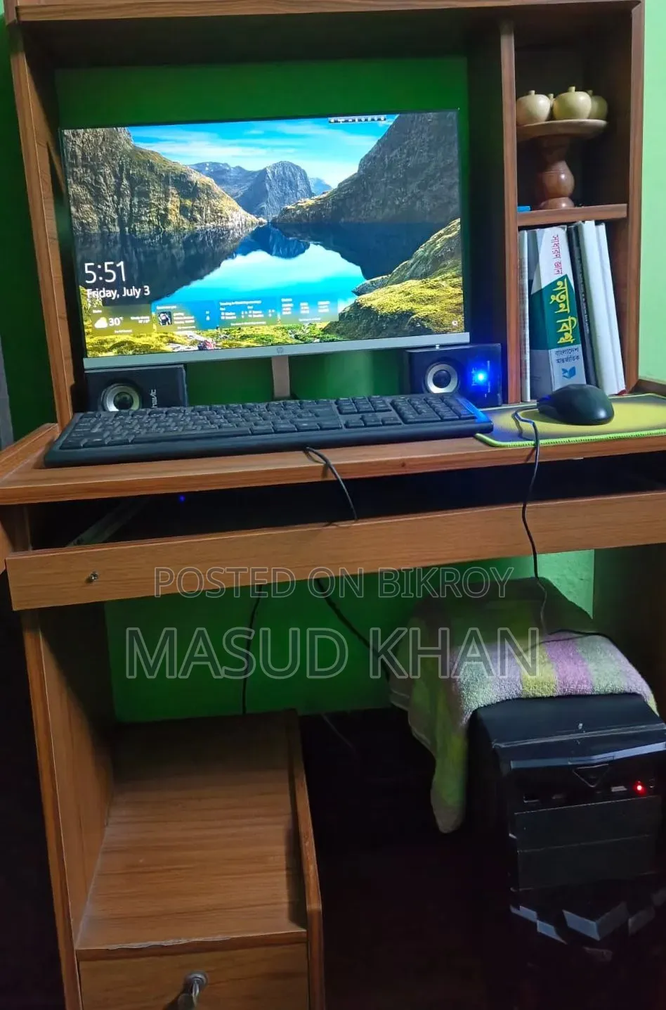 Desktop Computer 4GB Intel Core I5 SSD 256GB