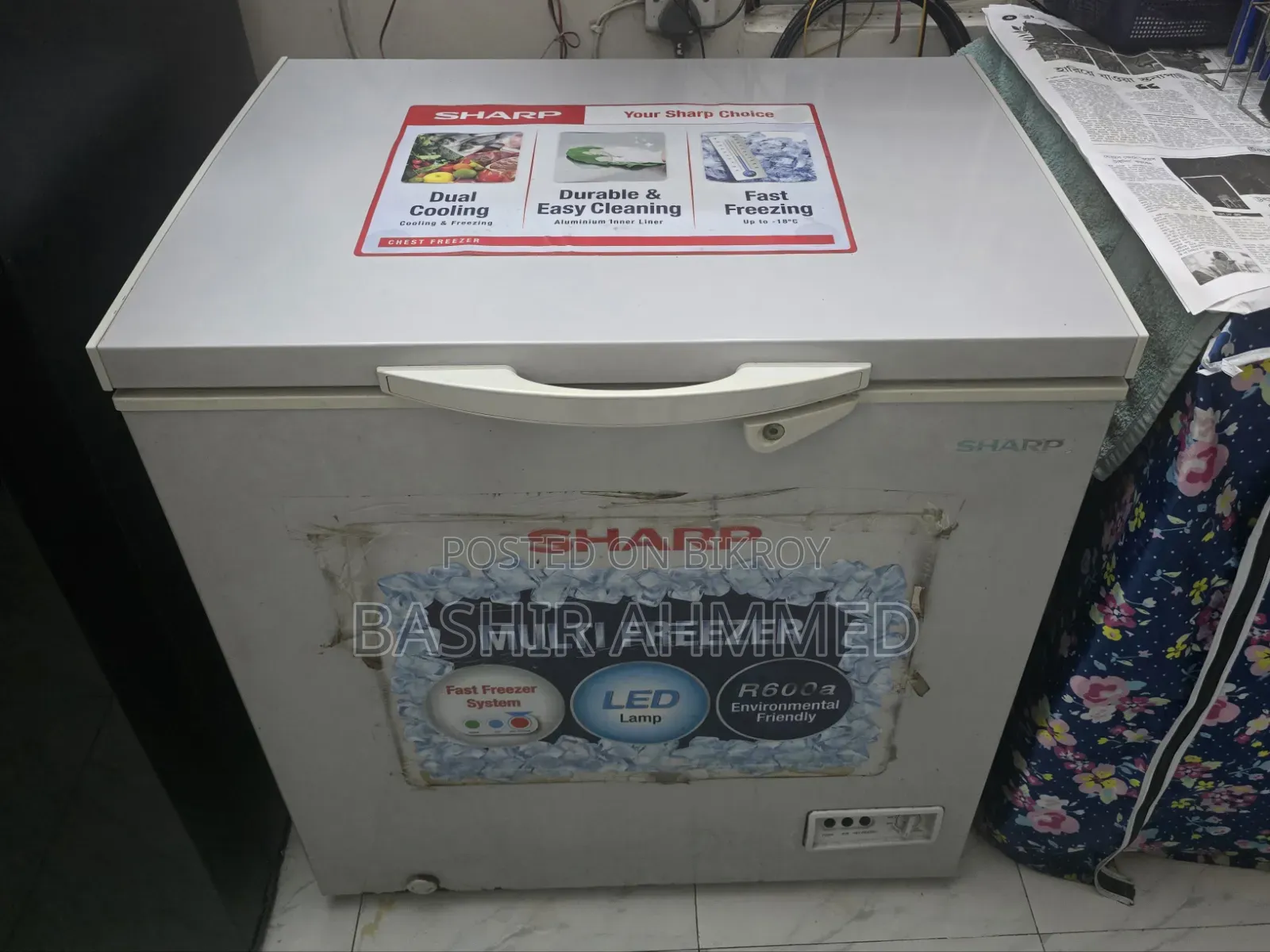 Sharp 130l Freezer (Used) Sell