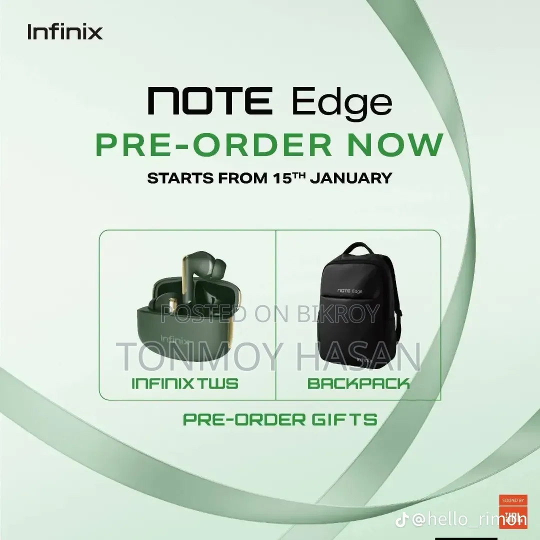 New Infinix Note Edge 256 GB