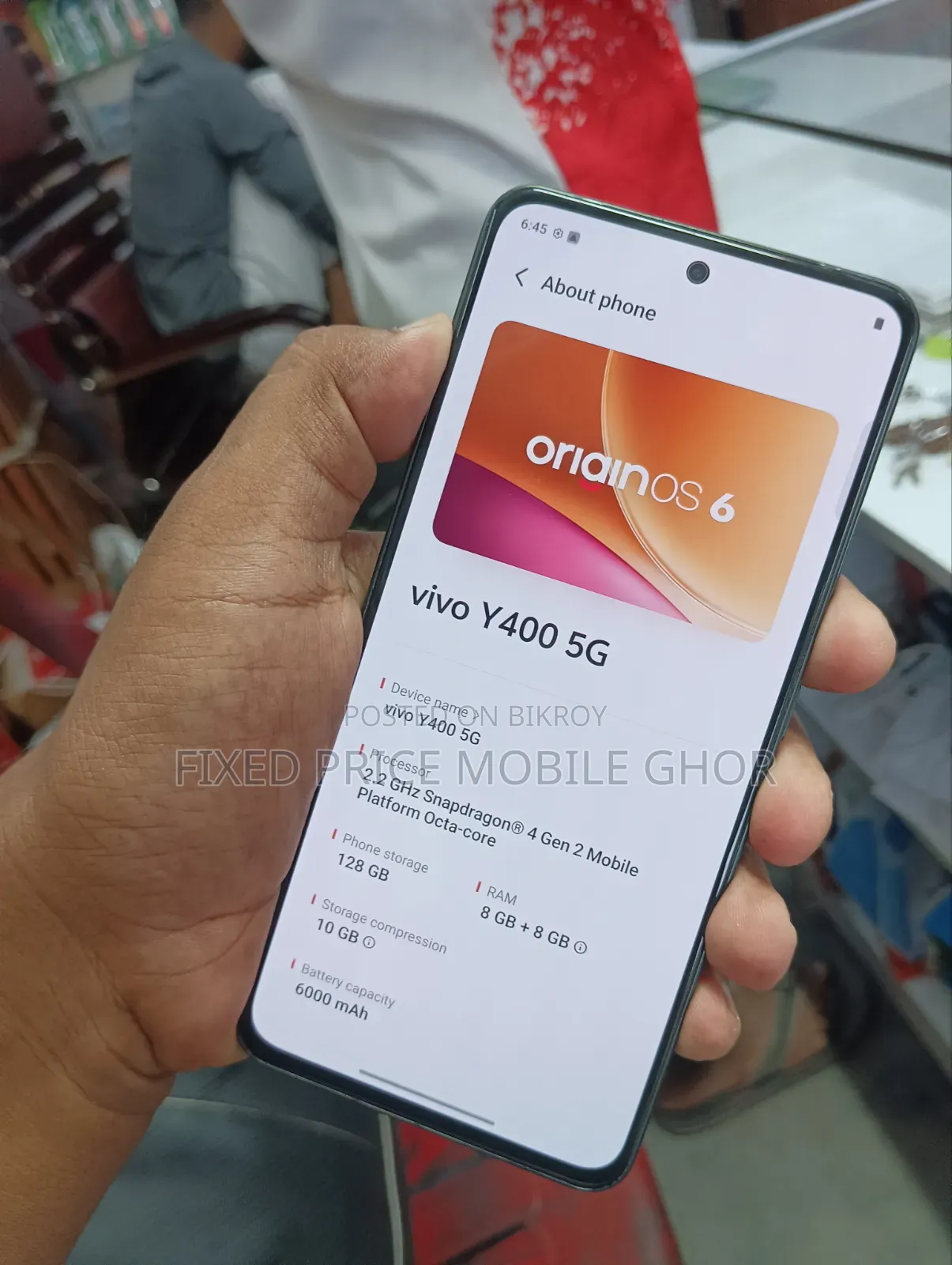 Vivo Y400 128 GB Silver