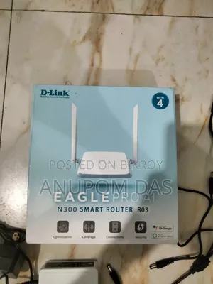 D Link N300 Smart Router With Solitine Mini Ups