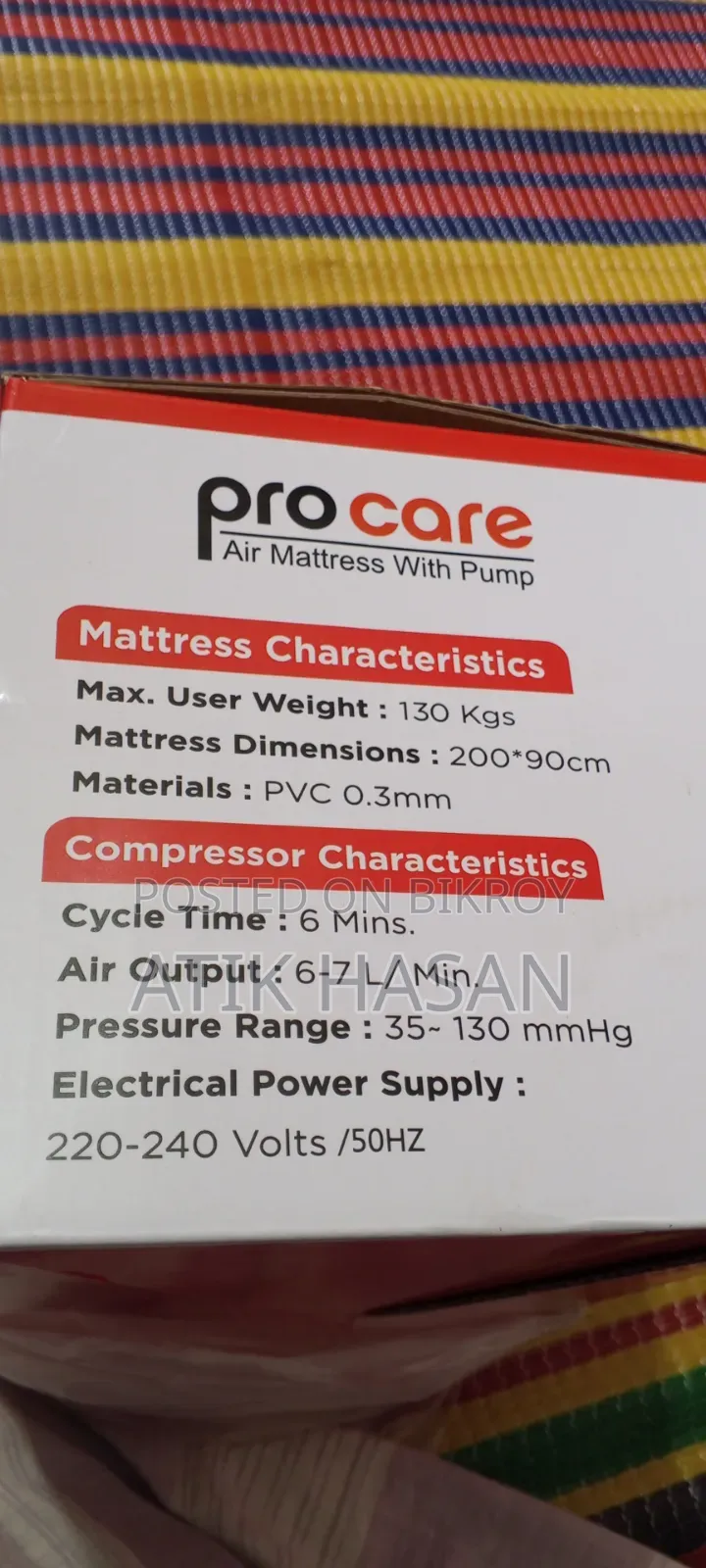 Procare Medical Anti-Decubitus Air Mattress