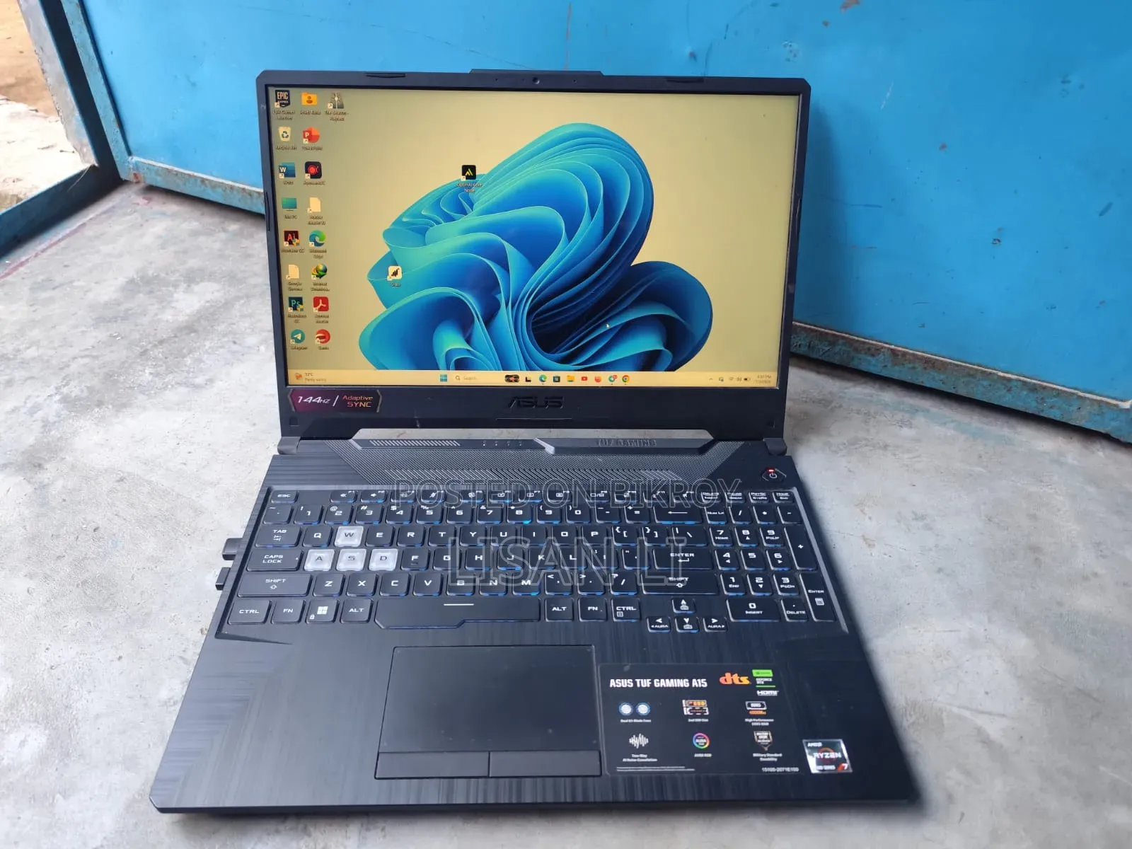 Laptop Asus TUF Gaming A15 8GB AMD Ryzen 7 SSD 60GB