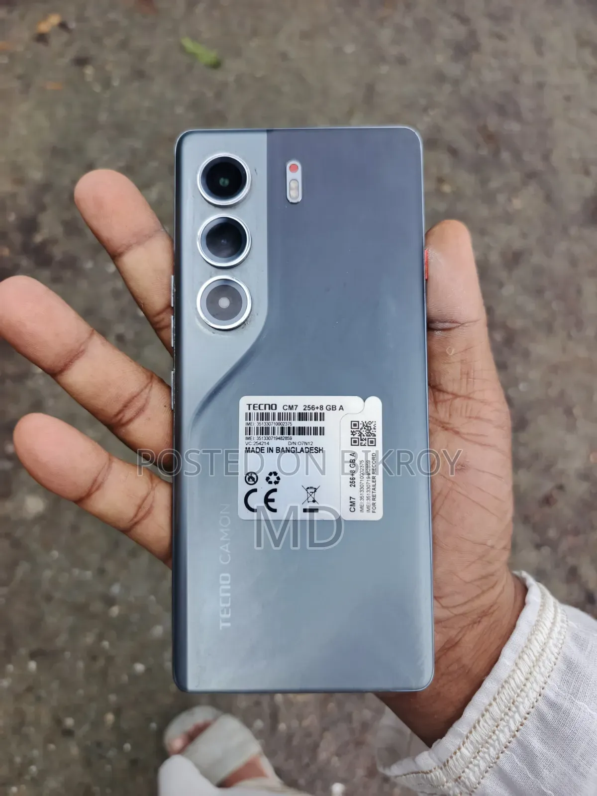 Tecno Camon 40 Pro 5G 256 GB Gray