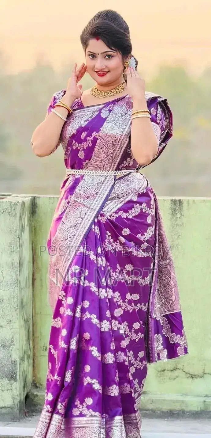 Soft Silk Indian Inspired Banarasi Katan Saree