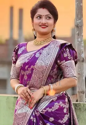 Soft Silk Indian Inspired Banarasi Katan Saree