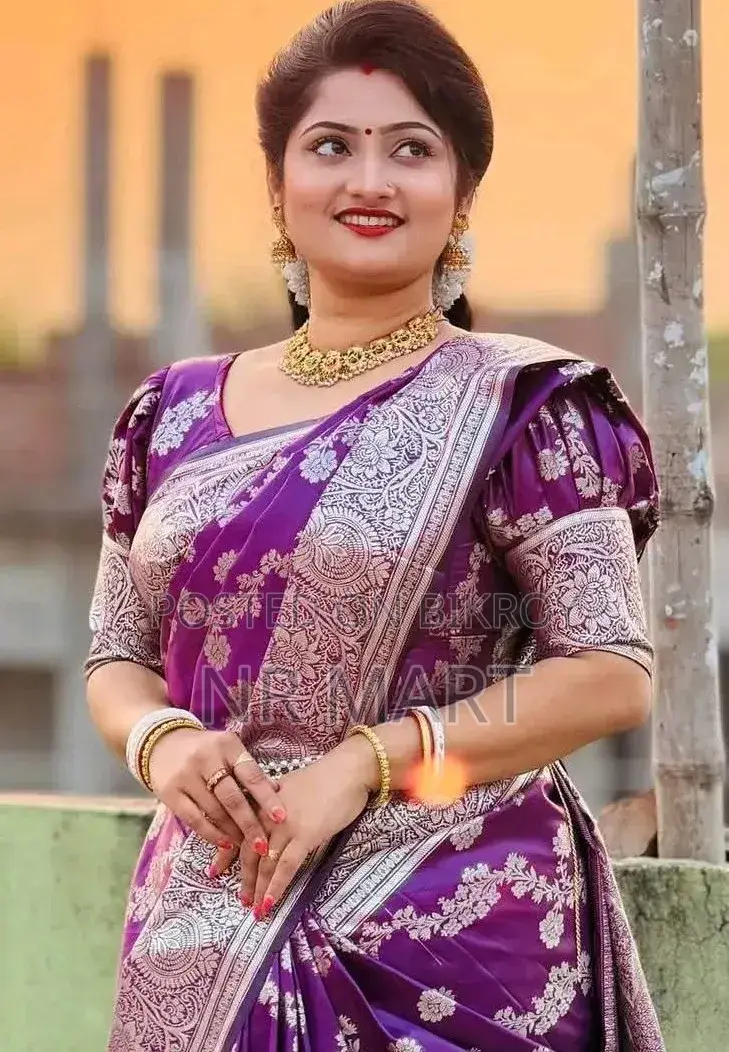 Soft Silk Indian Inspired Banarasi Katan Saree