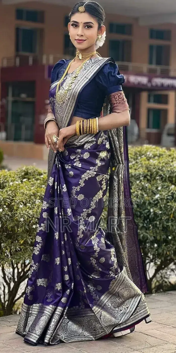 Soft Silk Indian Inspired Banarasi Katan Saree