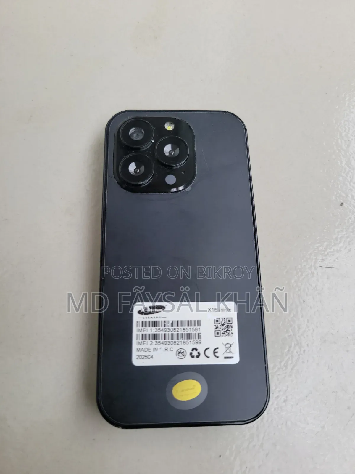 New Mobile Phone 64 GB Black