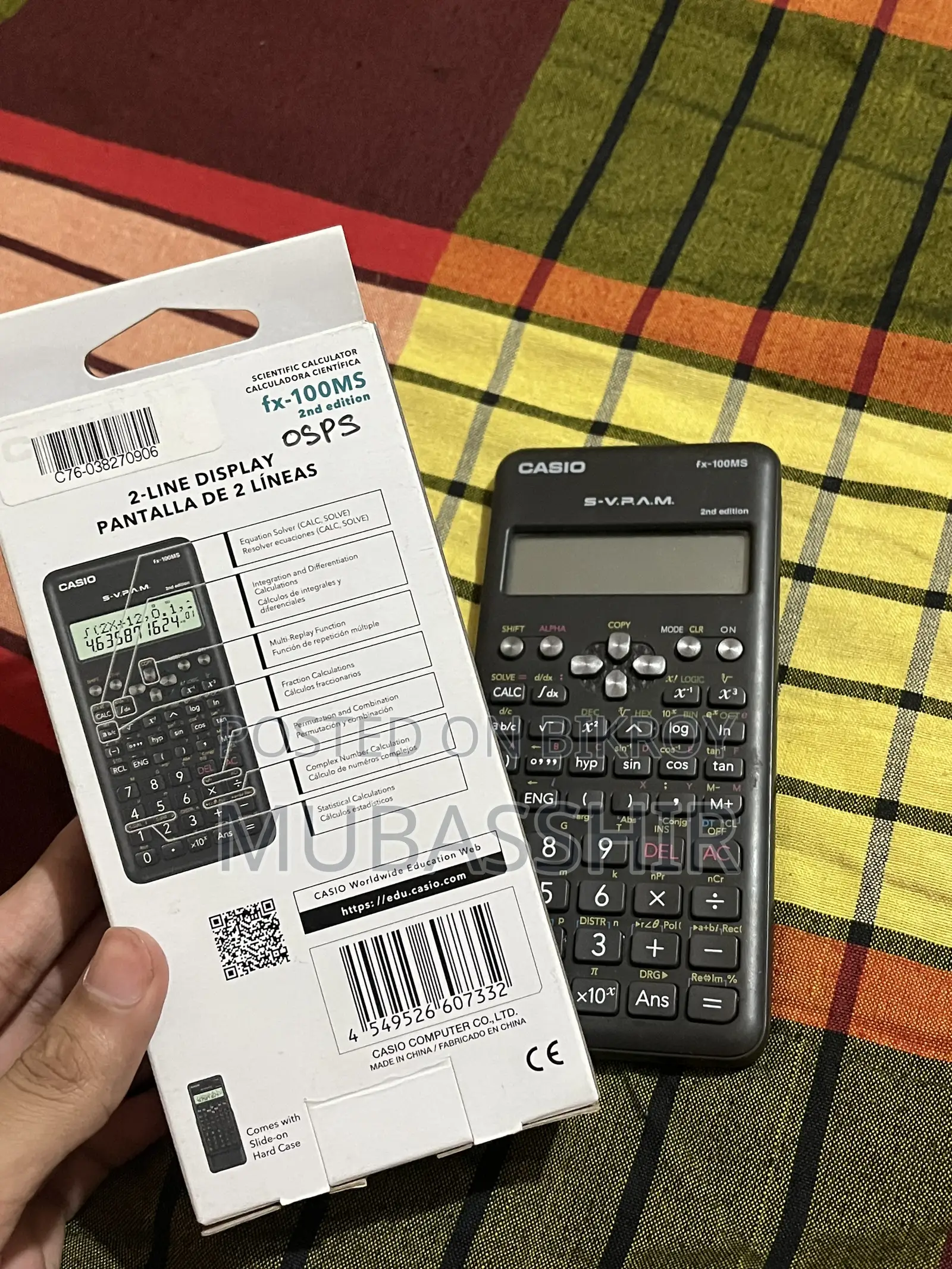 #SellPost ক্যাসিও ১০০এমএস সায়েন্টিফিক ক্যালকুলেটর বিক্রির জন্য অরিজিনাল