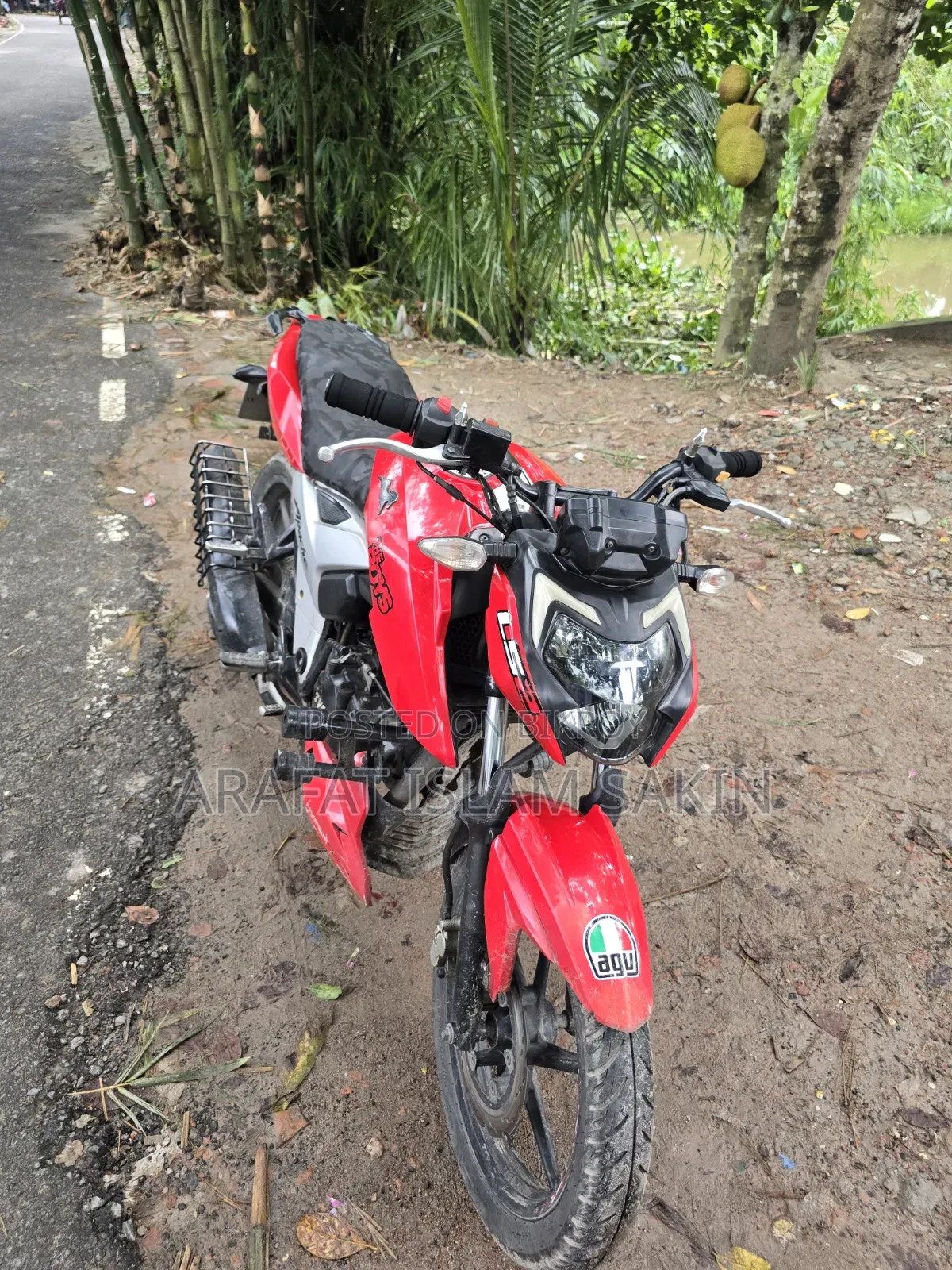New TVS Apache RTR 160 4V 2021 Red