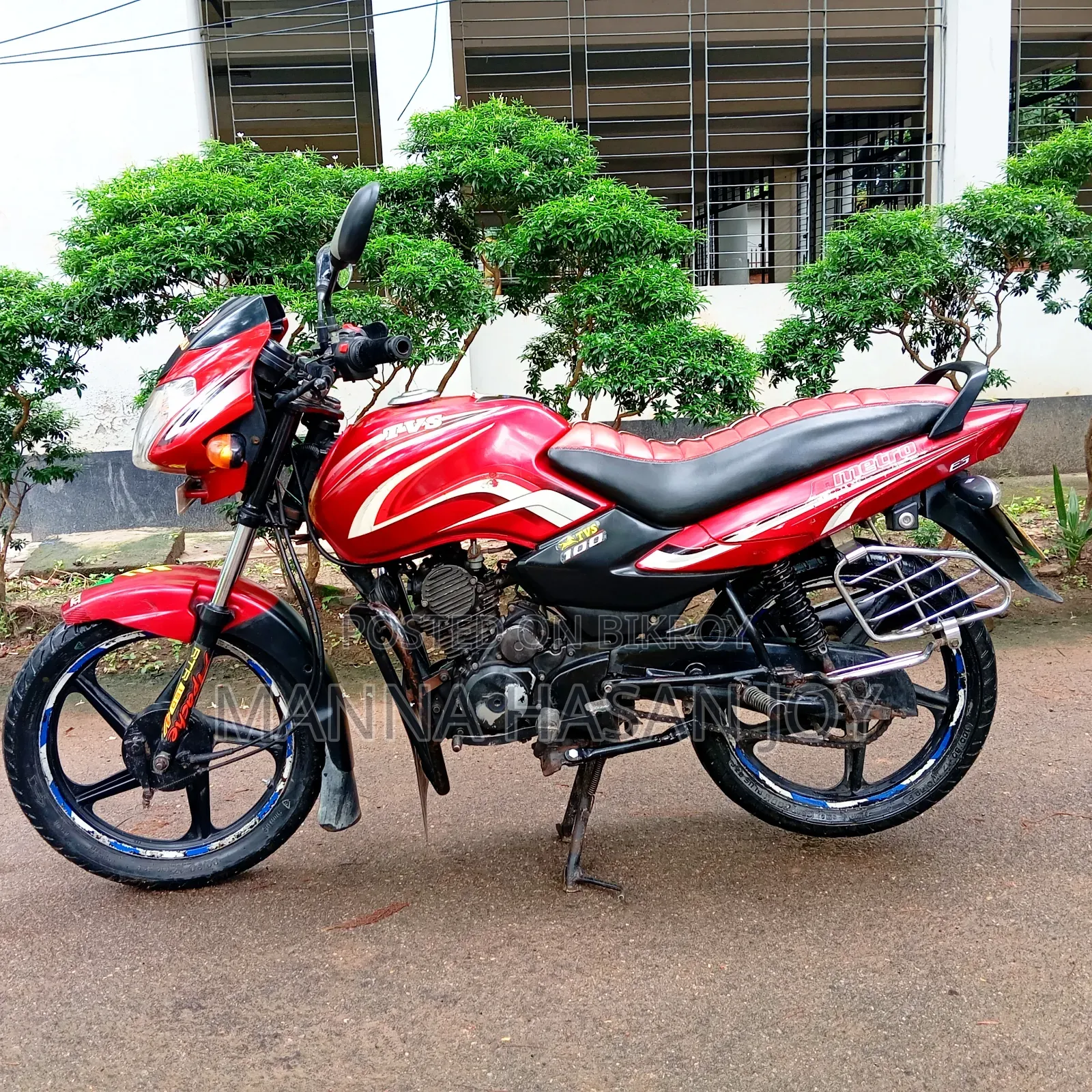 TVS Metro 2016 Red